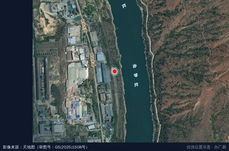 锦盛钛金属卫星位置示意图