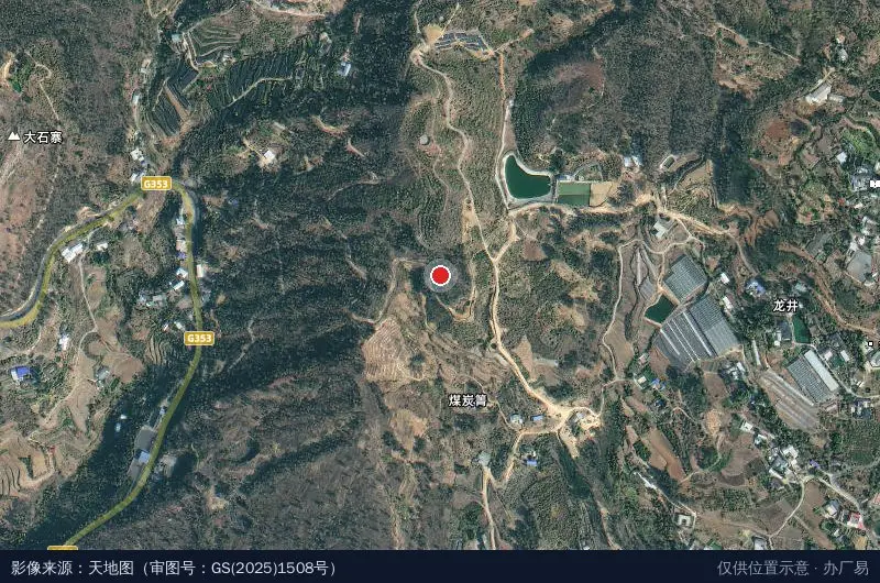 攀枝花西区民营经济创业园区卫星位置示意图