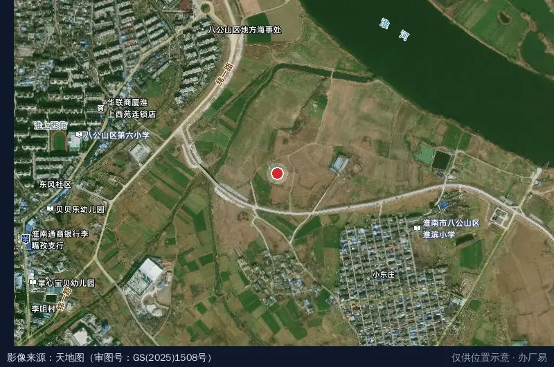 东辰集团巨万工业园卫星位置示意图