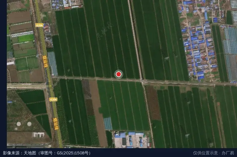 淮南经济技术开发区绿色智造产业园卫星位置示意图