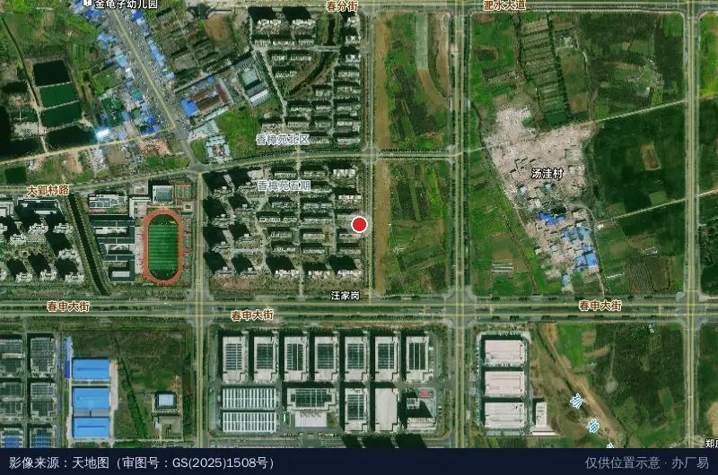 淮南万泰电气有限公司卫星位置示意图