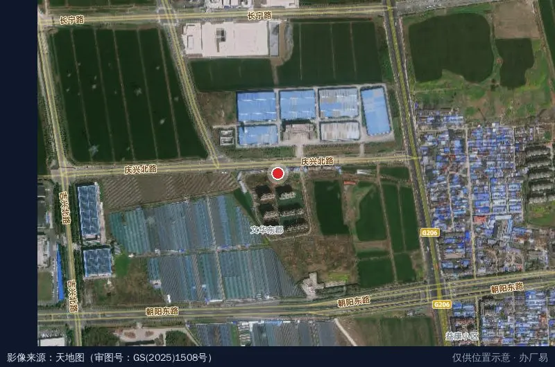 万维防爆科技园卫星位置示意图