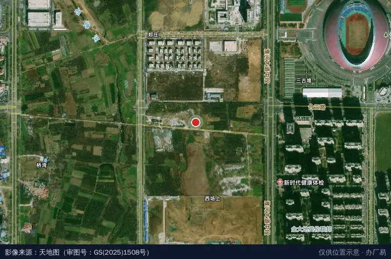 安徽理工大学-科技园卫星位置示意图