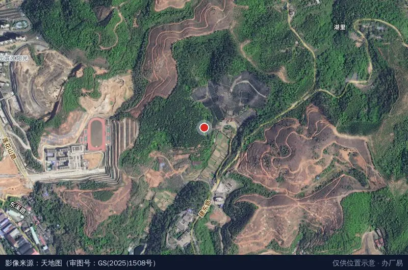 美众工业园卫星位置示意图