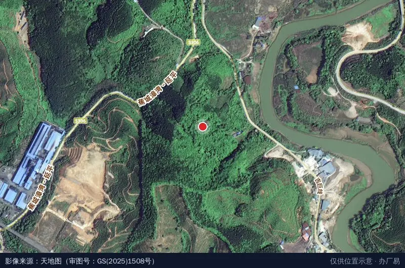 大洲工业园区(岛外场区)卫星位置示意图
