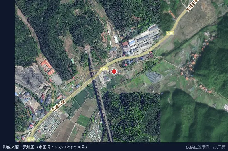 建阳电子商务产业园卫星位置示意图