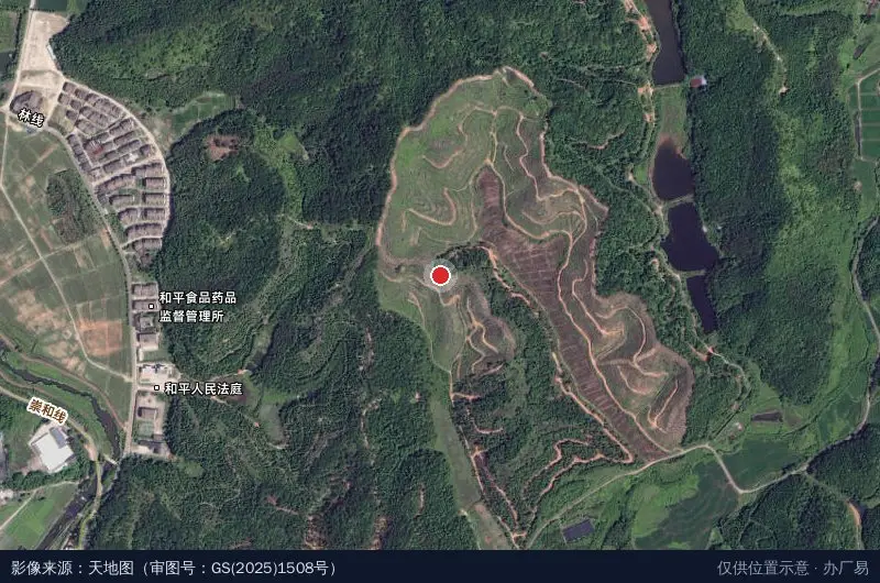 润身中药产业科技示范园卫星位置示意图