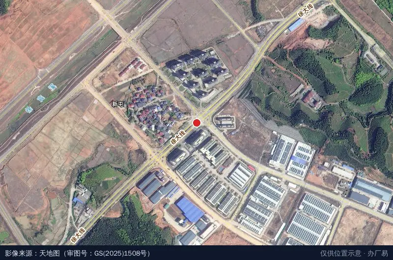 建阳经开区创业园(徐市)卫星位置示意图