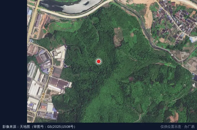政和经济开发区小微企业创业园卫星位置示意图