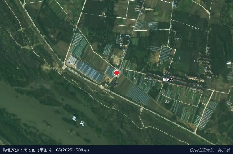 梁山工业园卫星位置示意图