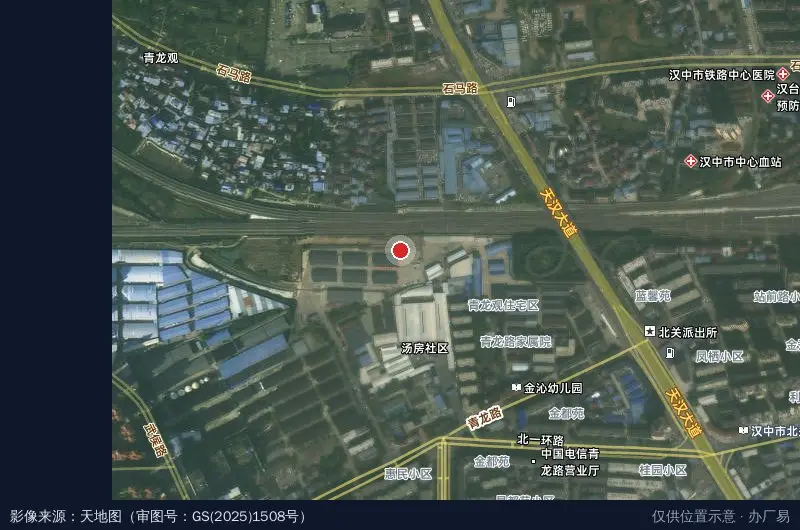 极速数字经济产业园卫星位置示意图