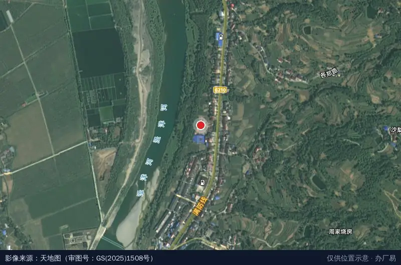西乡县堰口镇苏陕协作产业园-汉中骋翔电子科技有限公司卫星位置示意图