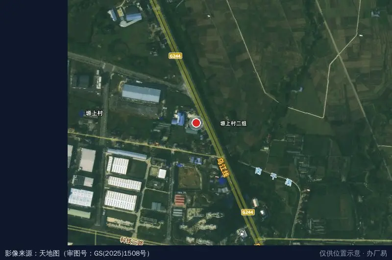 汉中天汉中医药产业园有限公司卫星位置示意图