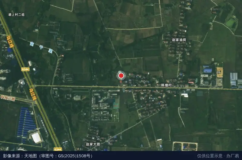 高新一路卫星位置示意图
