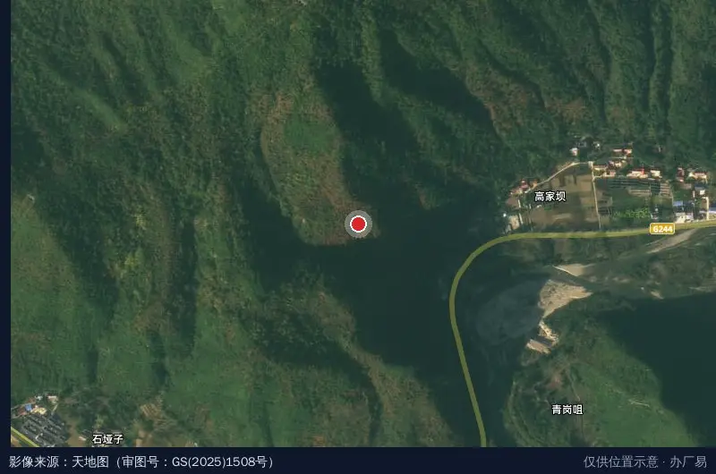 珍物流园卫星位置示意图