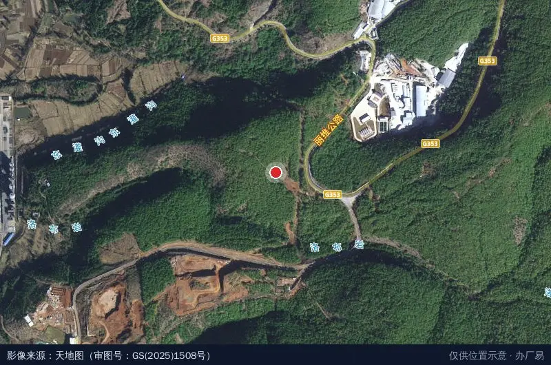 丽江朗德啤酒有限公司卫星位置示意图