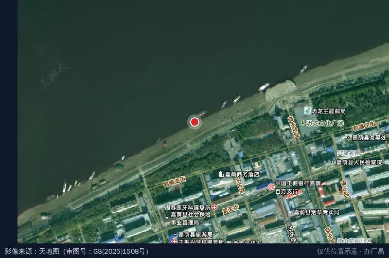 伊春大地木业有限公司卫星位置示意图