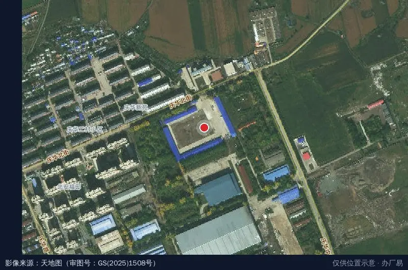 黑河(北安)人力资源服务产业园集聚区卫星位置示意图