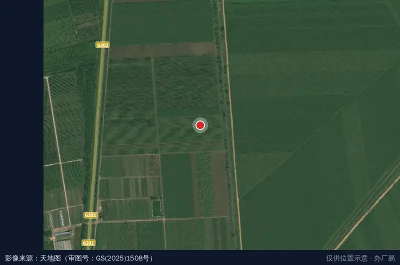 黑河中俄林业科技园区卫星位置示意图