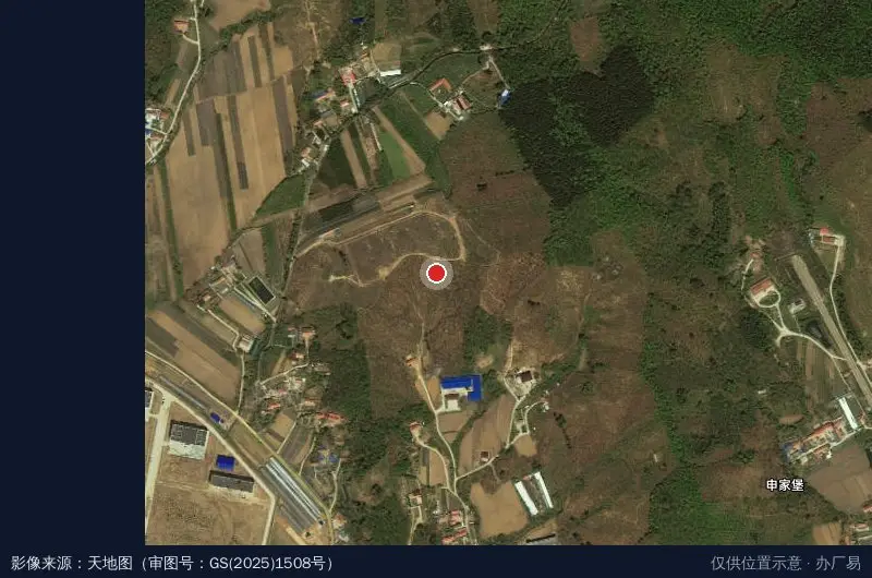 丹东克隆集团嘉隆高新工业园卫星位置示意图