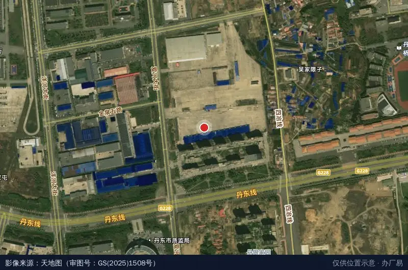 辽宁机电职业技术学院(仪表园校区)工业中心卫星位置示意图