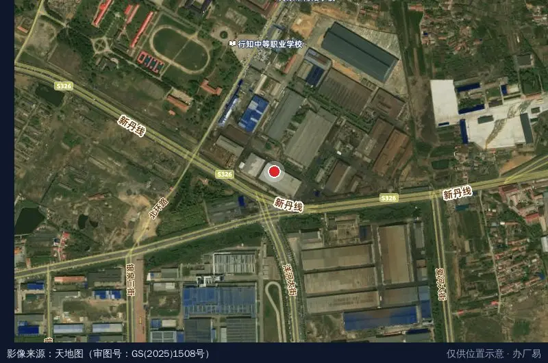 仁川产业团地卫星位置示意图