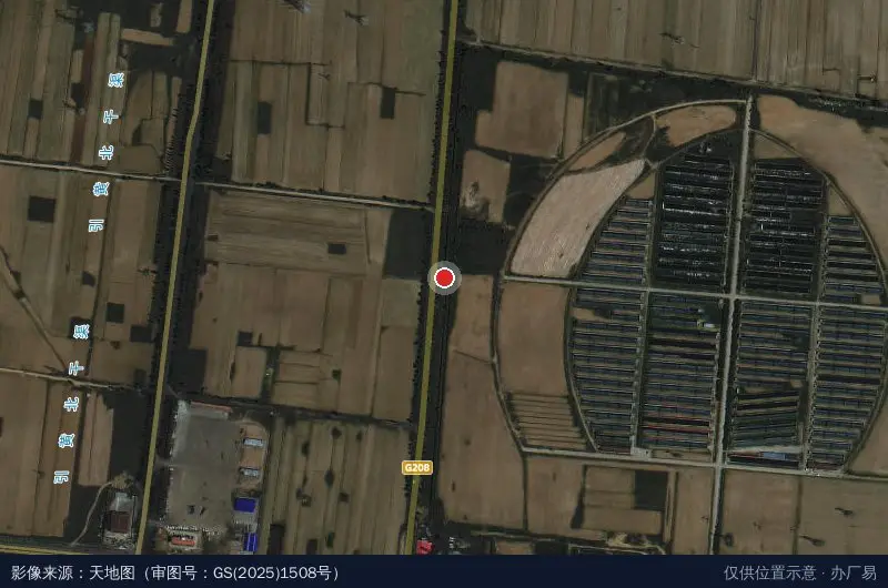 金海洋工业园区卫星位置示意图