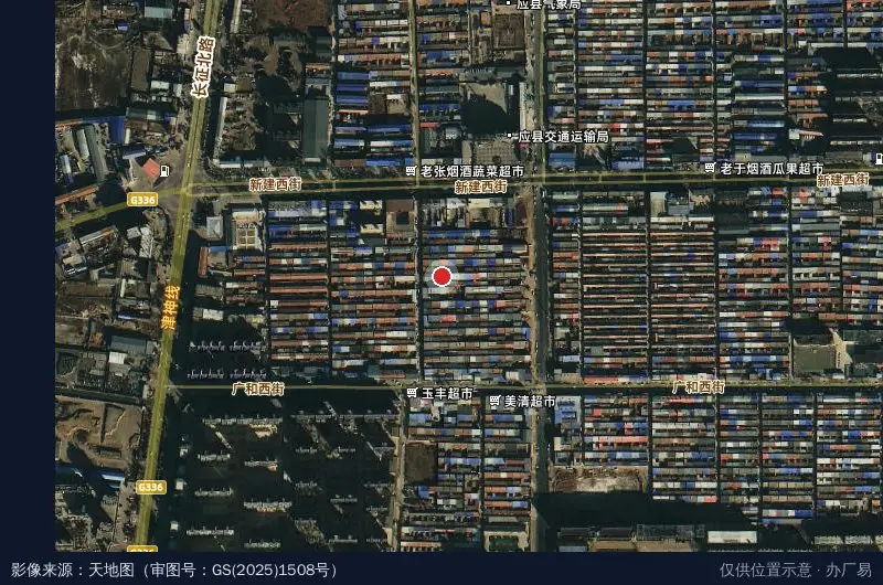 中国北方汽车产业园卫星位置示意图