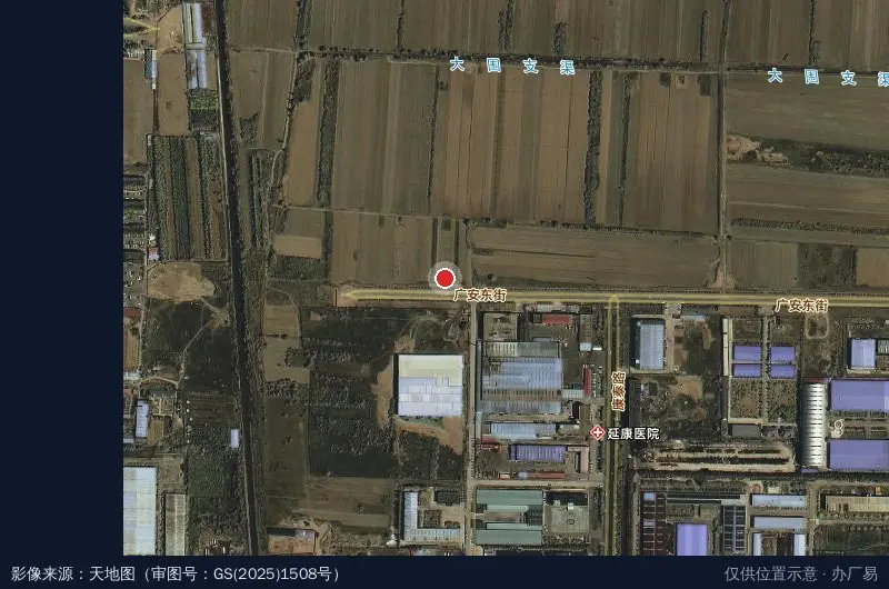 顺丰速运（振武敬德园店）卫星位置示意图