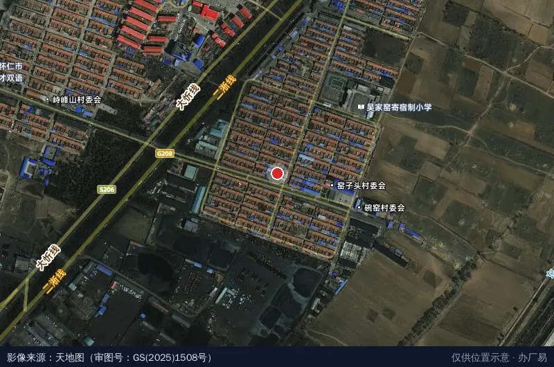 金沙滩商贸物流综合服务园卫星位置示意图