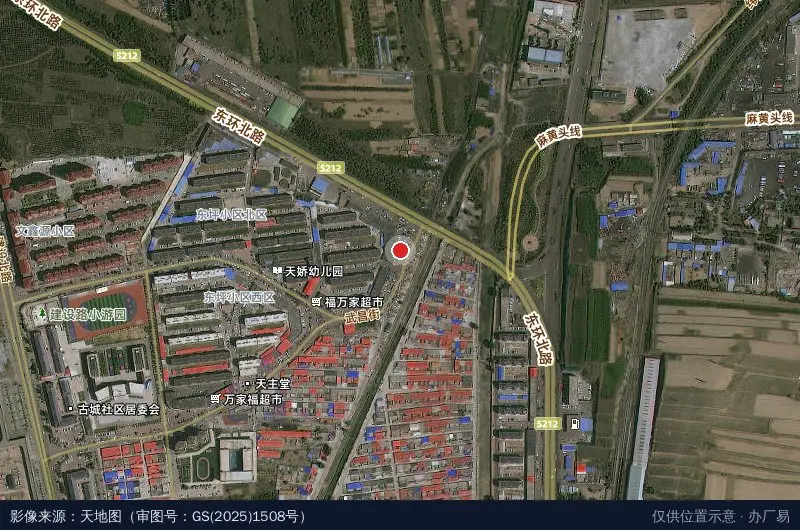 平鲁区锴琪创业孵化基地卫星位置示意图