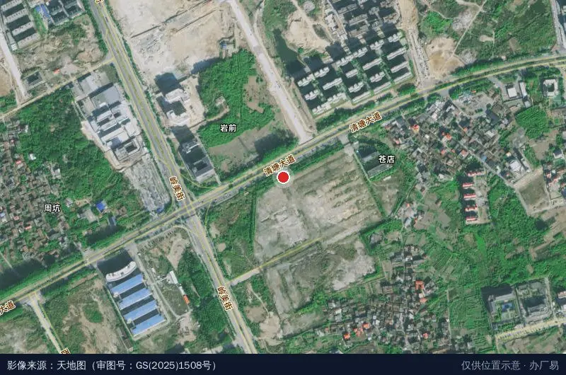 联东U谷·秀屿数智健康产业港卫星位置示意图