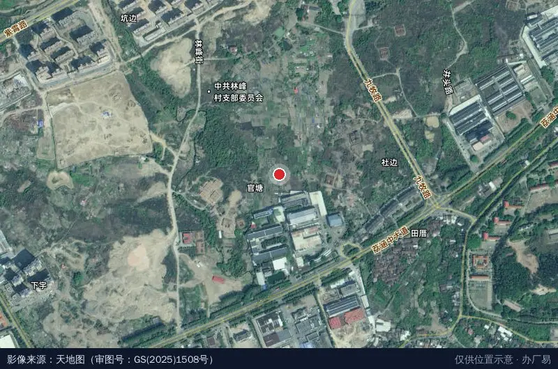 荔城经济开发区卫星位置示意图
