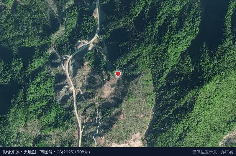 兴泰庄园(巴西华侨科技园)卫星位置示意图