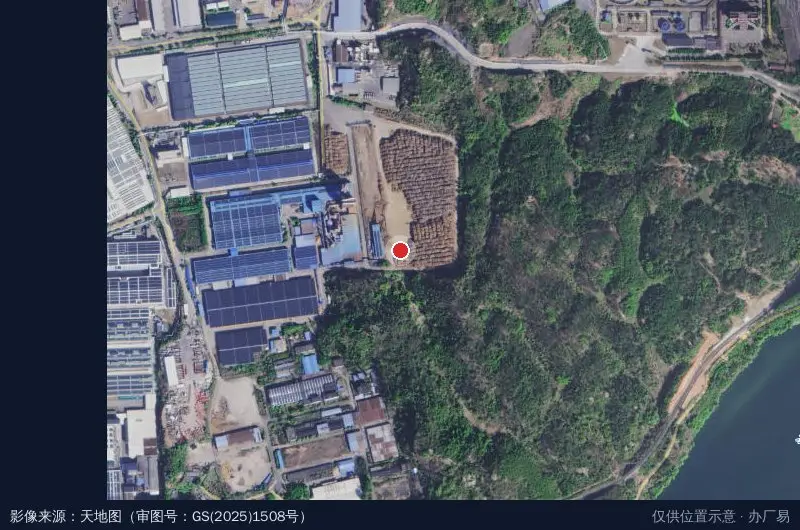 尼葛工业园卫星位置示意图