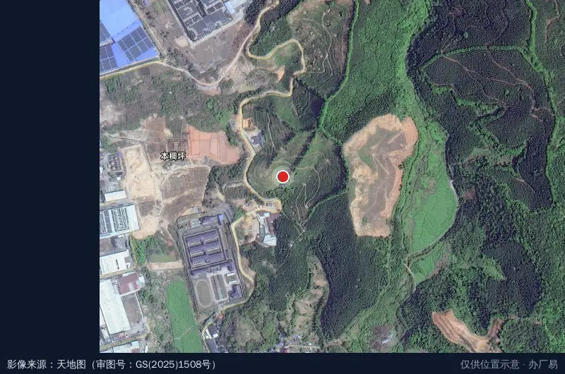 红土地工业区卫星位置示意图