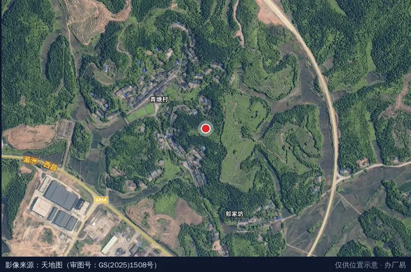 福建瑞升体育科技产业园卫星位置示意图
