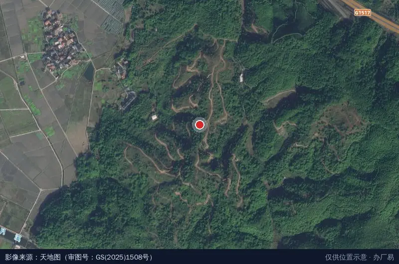 福建喜果红豆杉文化产业园卫星位置示意图