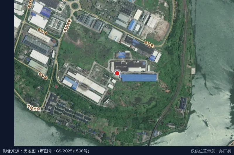江山御苑卫星位置示意图
