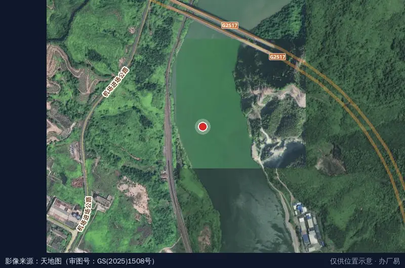 中节能·海西(三明节能环保产业园)-西北门卫星位置示意图