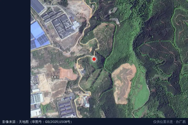 尤溪经济开发区卫星位置示意图