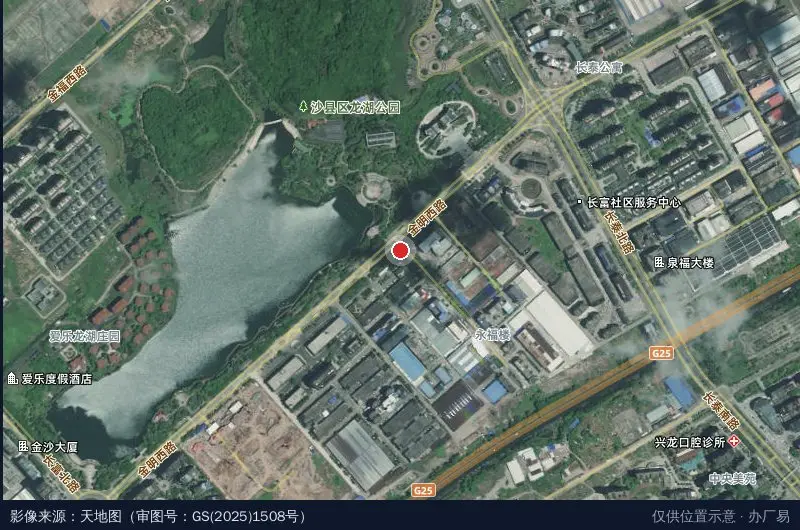 三明高新区金沙园建设发展有限公司卫星位置示意图