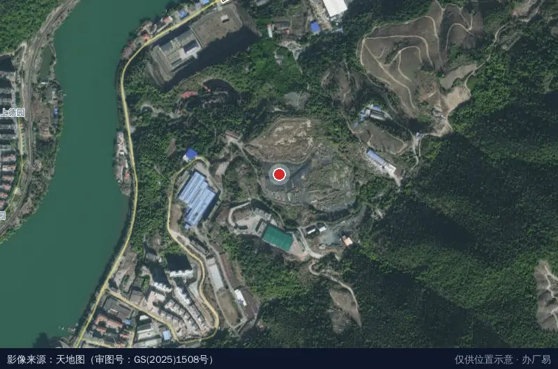 梅列区高新技术创业中心-西北门卫星位置示意图