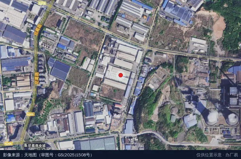 福建新泰革业有限公司卫星位置示意图