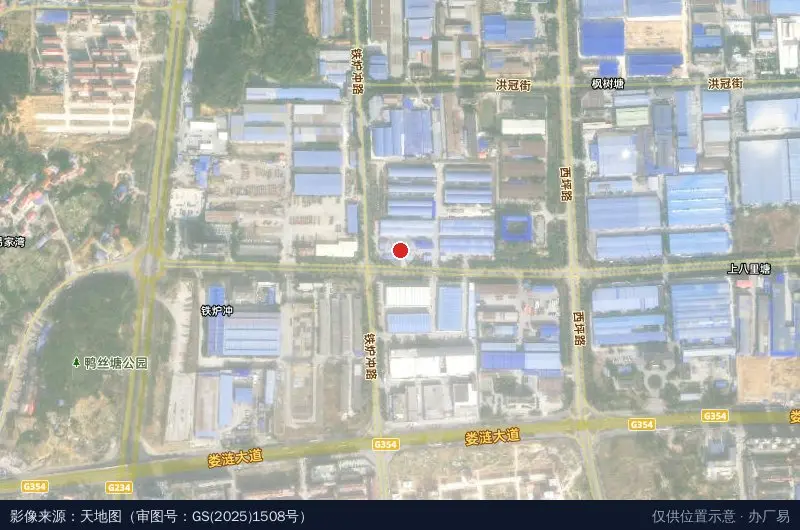 经开区二工业园卫星位置示意图