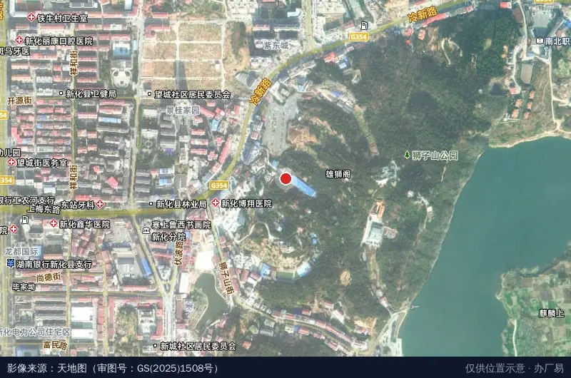 湖南福仙园文化产业发展有限公司卫星位置示意图