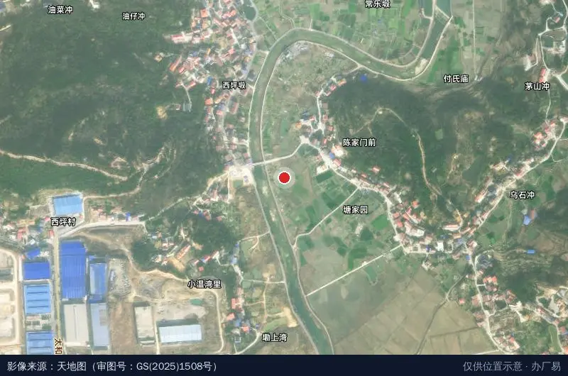 娄底经济开发区职工维权帮扶中心卫星位置示意图
