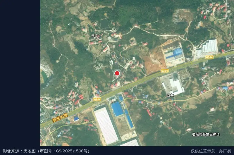 湖南众盛机械设备有限公司卫星位置示意图