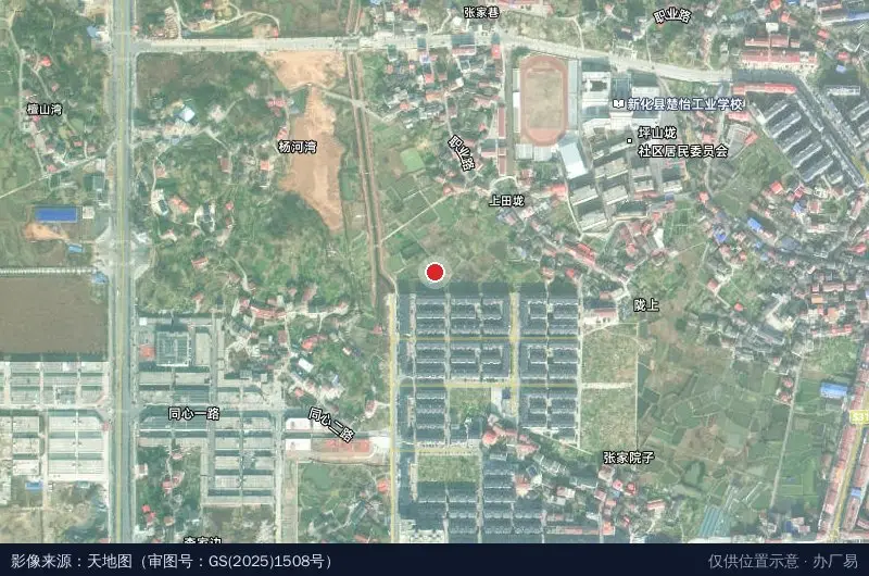 司机之家(广通物流园)卫星位置示意图