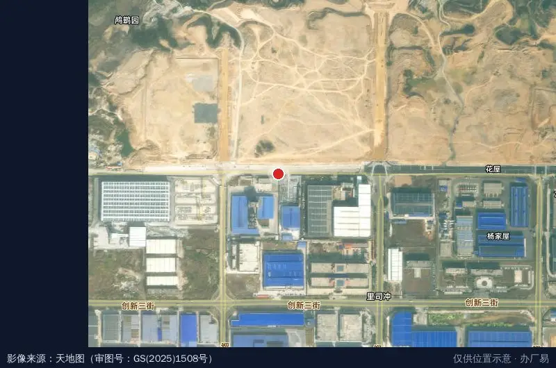 旺达创业园-西1门卫星位置示意图